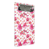 水の色の蘭デザイン2 ミニクリップボード (アングル)