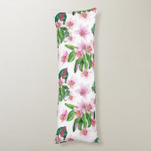 水の色の蘭デザイン30 ボディピロー (裏面 (縦))