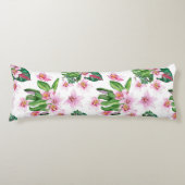 水の色の蘭デザイン30 ボディピロー (正面)