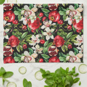 水の色の詳細パタエレガントーンのスケッチ キッチンタオル (折り畳み)