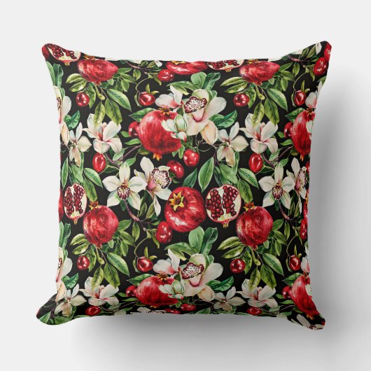 水の色の詳細パタエレガントーンのスケッチ クッション (正面)