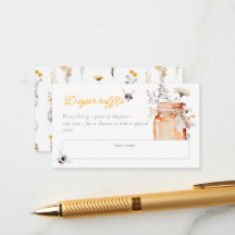 水の色の赤ちゃんシャワーの途中の小さな蜂蜜