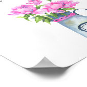 水の色の赤救済ちゃんのシャワー忙し- Mom-to-be ポスター (角)