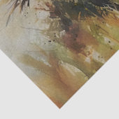 水の色の野生の馬のギャロピングデコページ 薄葉紙 (詳細)