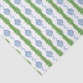 水の色の陳腐なオーナメントガーランドクリスマス 薄葉紙 (詳細)