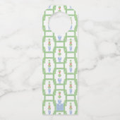 水の色の陳腐なクリスマスボウトピアリー ボトルネックタグ (裏面)