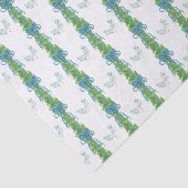 水の色の陳腐なボークガーランドクリスマス 薄葉紙 (詳細)