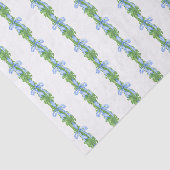 水の色の陳腐なボークガーランドクリスマス 薄葉紙 (詳細)