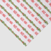 水の色の陳腐なボークガーランドクリスマス 薄葉紙 (詳細)