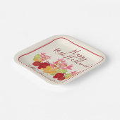 水の色の離れりんごRosh Hashanah ペーパープレート (傾斜あり)