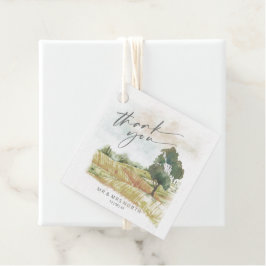 水の色の風景ありがとうセージ緑ID786 フェイバータグ