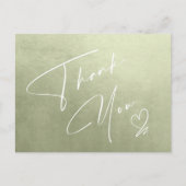 水の色の風景ありがとうセージ緑ID786 案内ポストカード (正面)