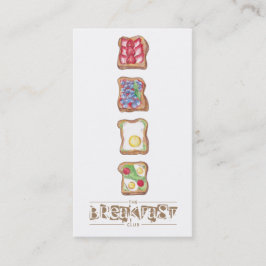 水の色の食品ロゴレストランマップ 名刺