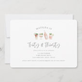 水の色の飲み絵を描物30と渇いた 案内状 (正面)