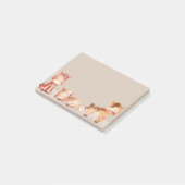 水の色の馬の漫画スケッチかわいい芸術 ポストイット (アングル)