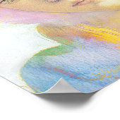 水の色の髪を持つEthereal Venus ポスター (角)