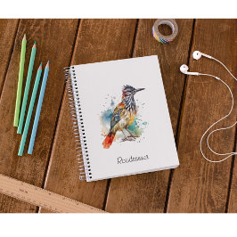 水の色の鮮やかロードランナー ノートブック