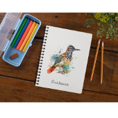 水の色の鮮やかロードランナー ノートブック