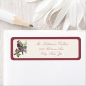 水の色の鳥の枝 ラベル (インサイチュ)