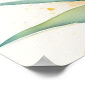 水の色の鳥パラダイス4:5ポスター ポスター (角)