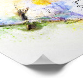 水の色の鳥、落胆してはいけない ポスター (角)