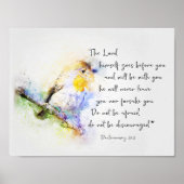 水の色の鳥、落胆してはいけない ポスター (正面)