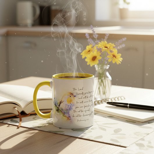 水の色の鳥、落胆してはいけない マグカップ