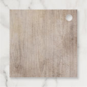 水の色の鹿の〔雄ジカの〕枝角ボヘミアン結婚の感謝の気持ち フェイバータグ (裏面)