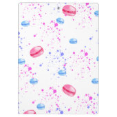 水の色の（ばちゃばちゃ）跳ねる クリップボード (裏面)