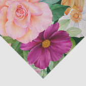 水の色はっきりしたフローラパープルピンクローズダリア 薄葉紙 (詳細)