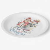 水の色はフリージンにシーズン ペーパープレート (アングル)