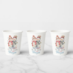 水の色はフリージンにシーズン 紙コップ