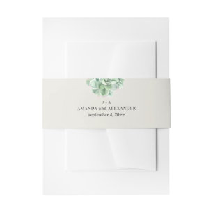 水の色は多肉質結婚の。フローラ 招待状ベリーバンド