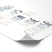 水の色は常に賢明なポ聞スタに中性 ポスター (角)