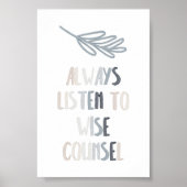 水の色は常に賢明なポ聞スタに中性 ポスター (正面)