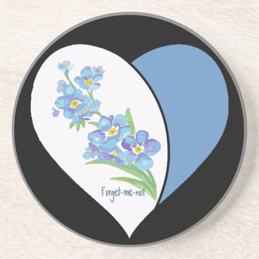 水の色は忘れ私の花ではない コースター (正面)