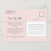 水の色は日付を保存 案内ポストカード (裏面)