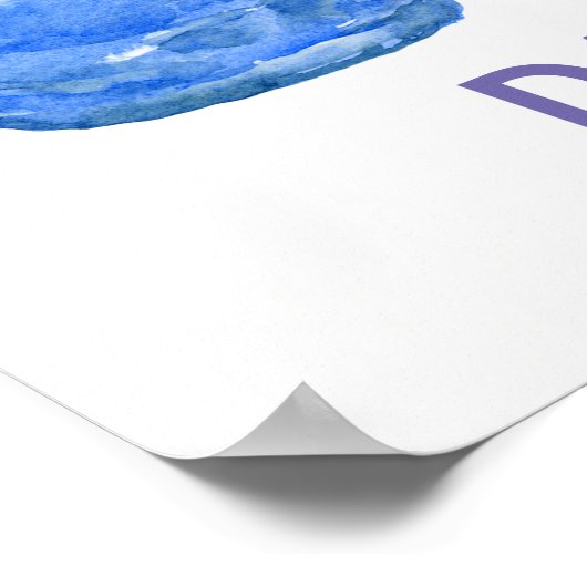 水の色は歓迎する私の家族のゴムのブーツ ポスター (角)