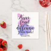 水の色は決忘れして差の退職 スタンダードカクテルナプキン (インサイチュ)