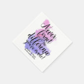 水の色は決忘れして差の退職 スタンダードカクテルナプキン (角)