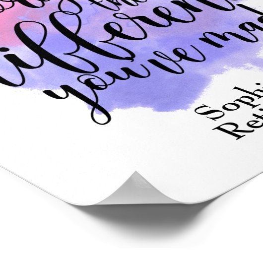 水の色は決忘れして差の退職 ポスター (角)