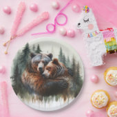 水の色は荒野素朴を支え結婚る ペーパープレート (パーティー)