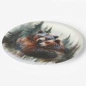 水の色は荒野素朴を支え結婚る ペーパープレート (アングル)