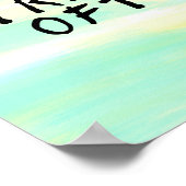 水の色は食べよく、旅行は"ポスター ポスター (角)