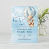 水の色は、我々はベビーが到着するのを待つことができる 招待状 (スタンド正面)