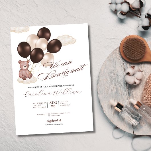 水の色は、我々は赤ちゃんシャワー少年を心待ちできる 招待状