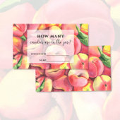 水の色は、瓶の中にいくつのキャンディーが桃 エンクロージャーカード