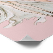 水の色ほこりっぽいバラヴォーグファッションモデル ポスター (角)