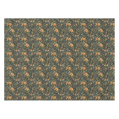 水の色みすぼらしいシックな黄色のオレンジのフランスのバラ テーブルクロス (正面(横))