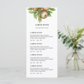 水の色りんご価格リスト メニュー (スタンド正面)